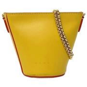 Pre-owned Fabric shoulder-bags Marni Pre-owned , Yellow , Dames