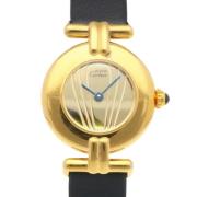 Pre-owned Yellow Gold watches Cartier Vintage , Yellow , Dames