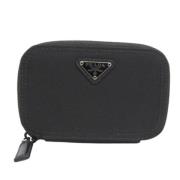 Pre-owned Nylon key-holders Prada Vintage , Black , Dames