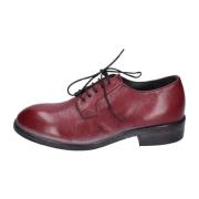 Elegante Vintage Leren Schoenen voor Vrouwen Moma , Red , Dames