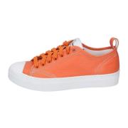 Leren Damessneakers Stokton , Orange , Dames