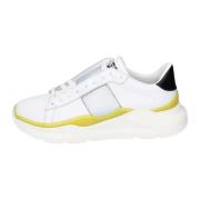 Leren Sneakers voor Mannen Stokton , White , Heren