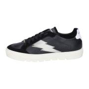 Leren Heren Sneakers Stokton , Black , Heren