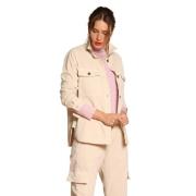 Velvet Costa Field Jacket Herfst 2024 Mason's , Beige , Dames