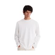 Wit Oversized Longsleeve T-shirt Róhe , White , Heren