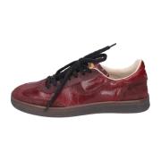 Leren Dames Sneakers Moma , Red , Dames