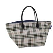 Pre-owned Nylon totes Burberry Vintage , White , Dames