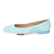 Suede Ballet Flats voor Vrouwen Fabi , Blue , Dames