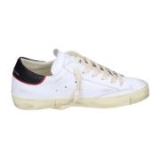 Vintage Leren Sneakers voor Mannen Philippe Model , White , Heren