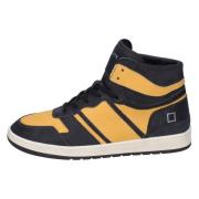 Leren Night Sneakers voor Mannen D.a.t.e. , Yellow , Heren