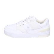 Leren Dames Sneakers Stijlvolle Schoenen Tommy Hilfiger , White , Dame...