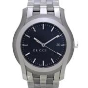 Pre-owned Stainless Steel watches Gucci Vintage , Gray , Heren