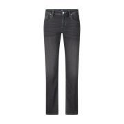 Zip Slim Fit Denim Jeans Tramarossa , Gray , Heren