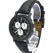 Pre-owned White Gold watches Bvlgari Vintage , Black , Dames