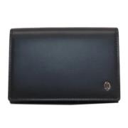 Pre-owned Leather wallets Cartier Vintage , Black , Dames