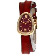 Pre-owned Rose Gold watches Bvlgari Vintage , Red , Dames