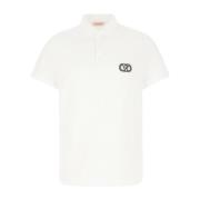 Klassiek Polo Shirt voor Mannen Valentino Garavani , White , Heren