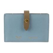 Pre-owned Leather wallets Celine Vintage , Blue , Dames