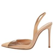 Pre-owned Leather sandals Gianvito Rossi Pre-owned , Beige , Dames