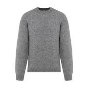 Grijze Alpaca Wol Trui Jacquemus , Gray , Heren