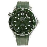 Pre-owned Stainless Steel watches Omega Vintage , Green , Dames