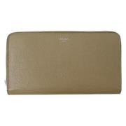 Pre-owned Leather wallets Celine Vintage , Beige , Dames