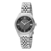 Dames Roestvrijstalen Analoge Horloge Esprit , Gray , Dames