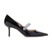 Zwarte Lakleren Kristal Pumps Jimmy Choo , Black , Dames