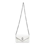 Zwarte Kettingportemonnee Marc Jacobs , White , Dames