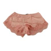 Elegante Poederroze Kant Shorts Dolce & Gabbana , Pink , Dames