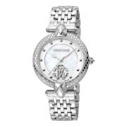 Analoge stalen horloge voor vrouwen Roberto Cavalli , Gray , Dames