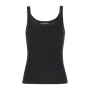 Stijlvolle Top voor Trendsetters Dolce & Gabbana , Black , Dames