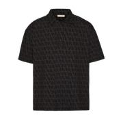 Zwarte Iconographe Polo Shirt Valentino , Black , Heren