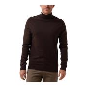 Heren Polo & T-shirt Losse Pasvorm Tee Selected Homme , Brown , Heren