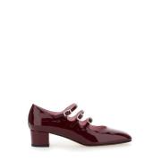 Burgundy Patent Hak Schoenen Carel , Red , Dames