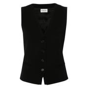 Zwart Gilet Vest P.a.r.o.s.h. , Black , Dames