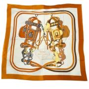 Pre-owned Silk scarves Hermès Vintage , Multicolor , Dames