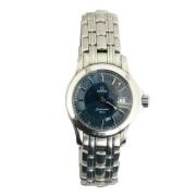 Pre-owned Stainless Steel watches Omega Vintage , Blue , Dames