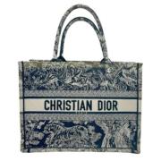 Pre-owned Canvas totes Dior Vintage , Blue , Dames