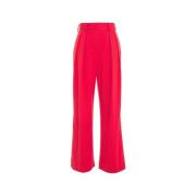 Rode Hoge Taille Broek Aw24 Staud , Red , Dames