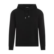 Zwarte Katoenen Hoodie Aw24 Jacquemus , Black , Dames