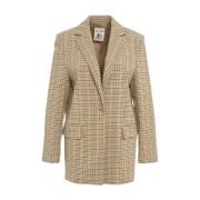 Geruit Patroon Multi-gekleurde Blazer Semicouture , Multicolor , Dames