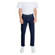 Iconische Argon Enkel Jeans Collectie Antony Morato , Blue , Heren