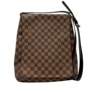 Pre-owned Canvas louis-vuitton-bags Louis Vuitton Vintage , Brown , Da...