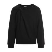 Zwarte Sweater Aw24 Stijlvol Comfortabel Dries Van Noten , Black , Her...