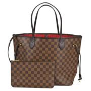 Pre-owned Tote Bag Louis Vuitton Vintage , Brown , Dames