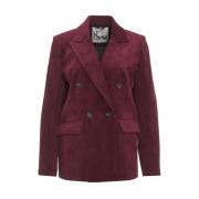 Rode Corduroy Blazer Lafayette 8PM , Red , Dames