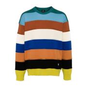 Gestreepte Crewneck Sweater Multikleur PS By Paul Smith , Multicolor ,...