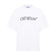 Klassiek Wit Katoenen T-shirt Off White , White , Heren