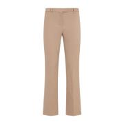 Nude & Neutrals Katoenmix Broek Max Mara , Beige , Dames